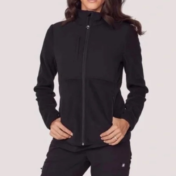 Figs Jackets & Coats Figs 25 Performance Fleece Jacket In Black